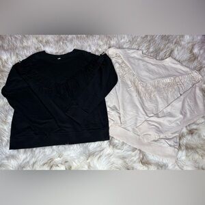 a.n.a Charcoal Knit Top bundle